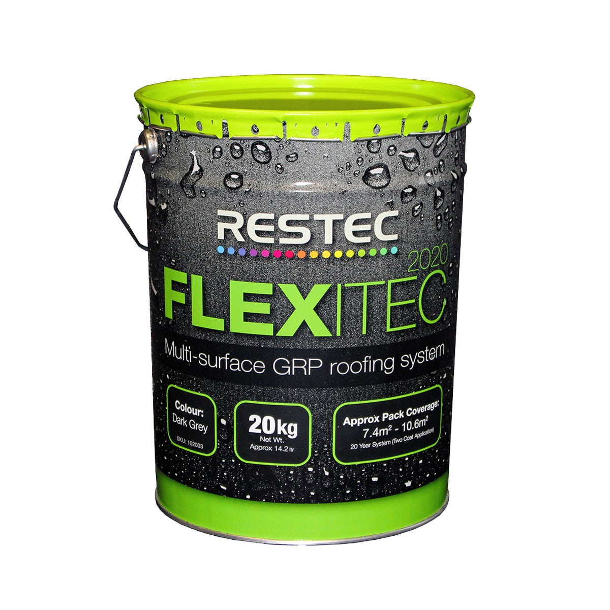 RESTEC Flexitec 2020 Resin - Dark Grey - 20kg