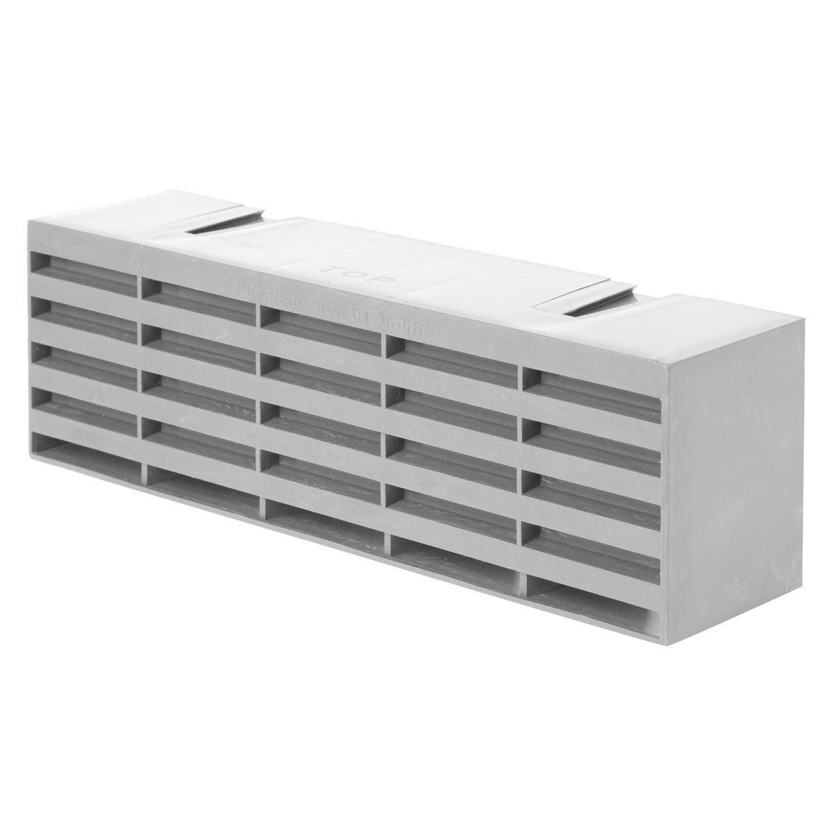 Plastic Airbricks 9" x 3" - Grey