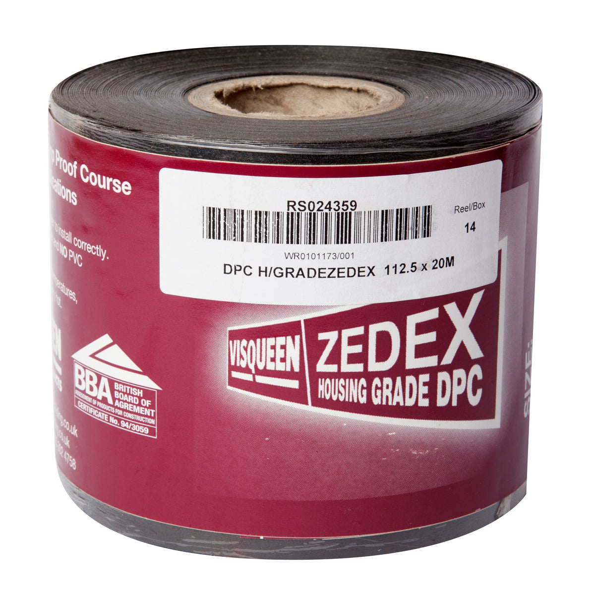 Visqueen Zedex Housing Grade DPC - 112 mm x 20 m