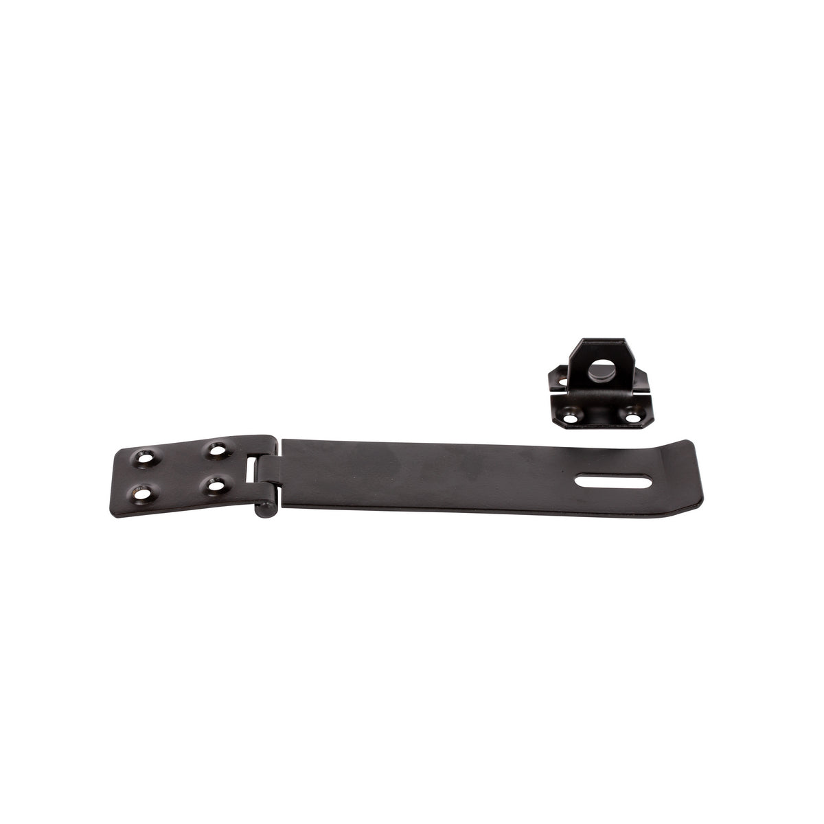 Black Hasp & Staple - 152 mm
