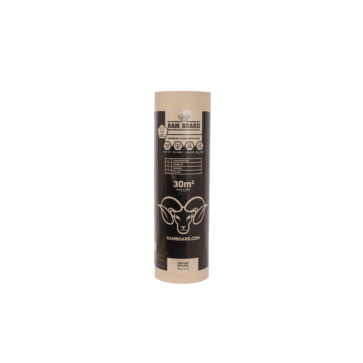Ram Board Re-Usable Floor Protection Roll 1 x 30 m