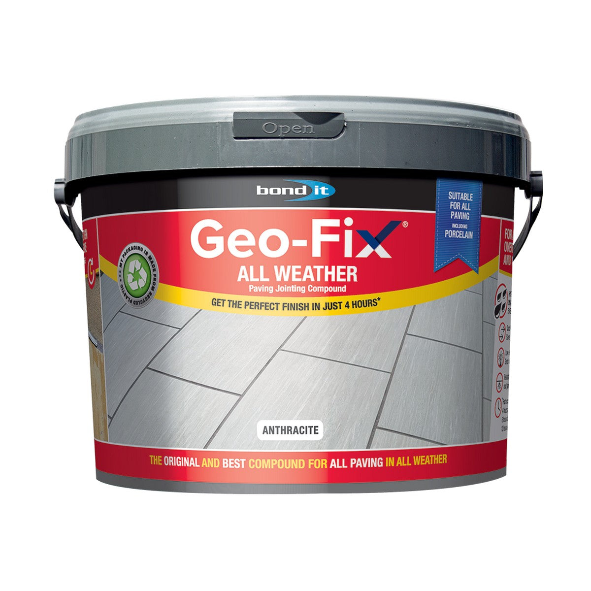 Geo-Fix All Weather Paving Joint Compound 14 kg - Graphite