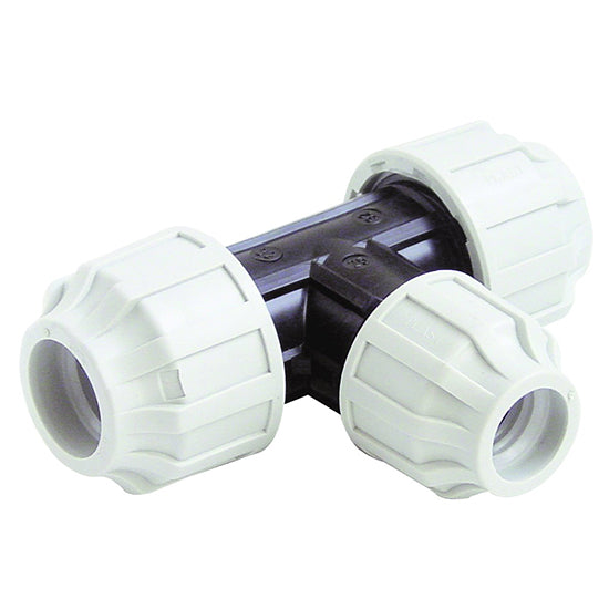 90° Reducing Tee - 25 mm x 20 mm x 25 mm