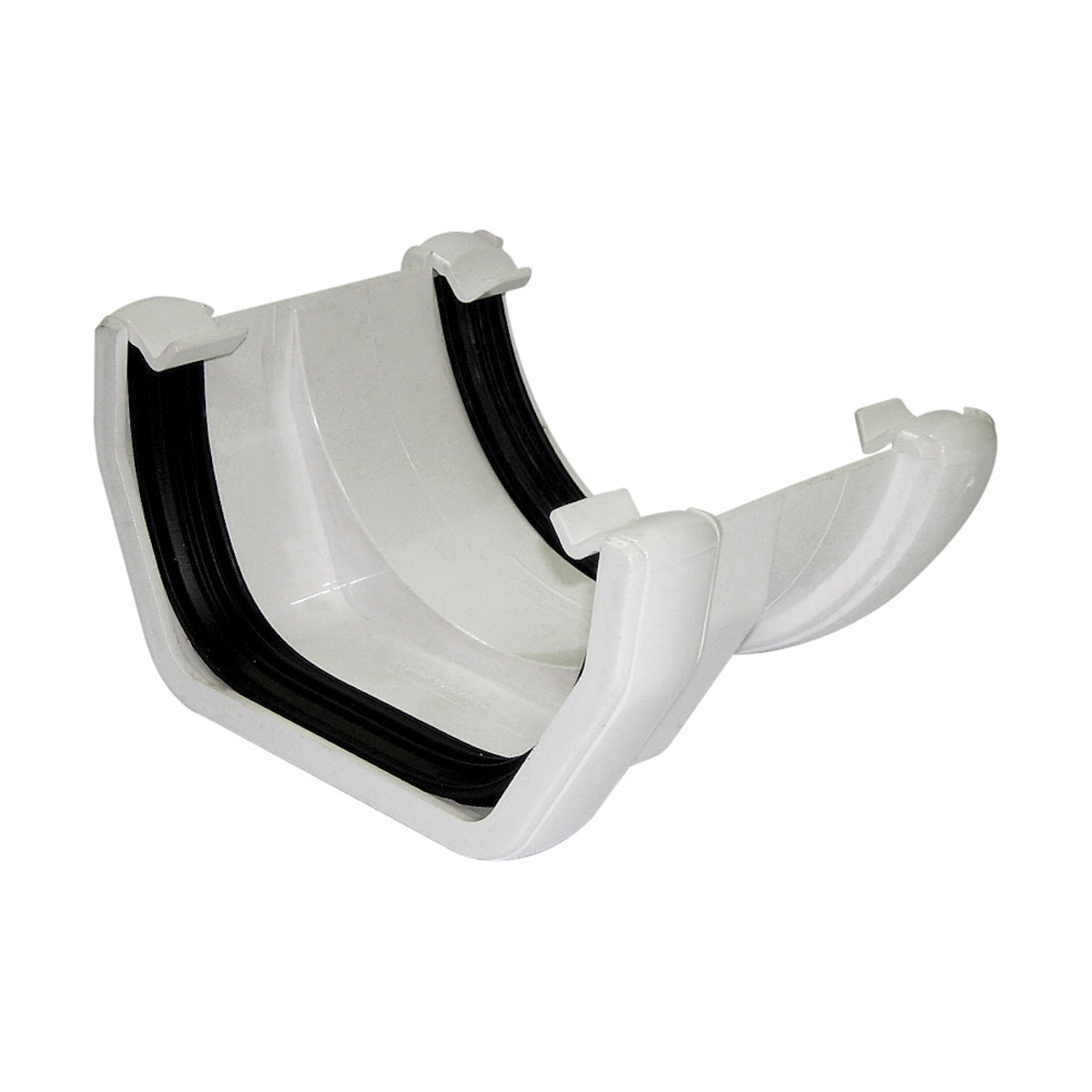Square to Round Gutter Adaptor - White