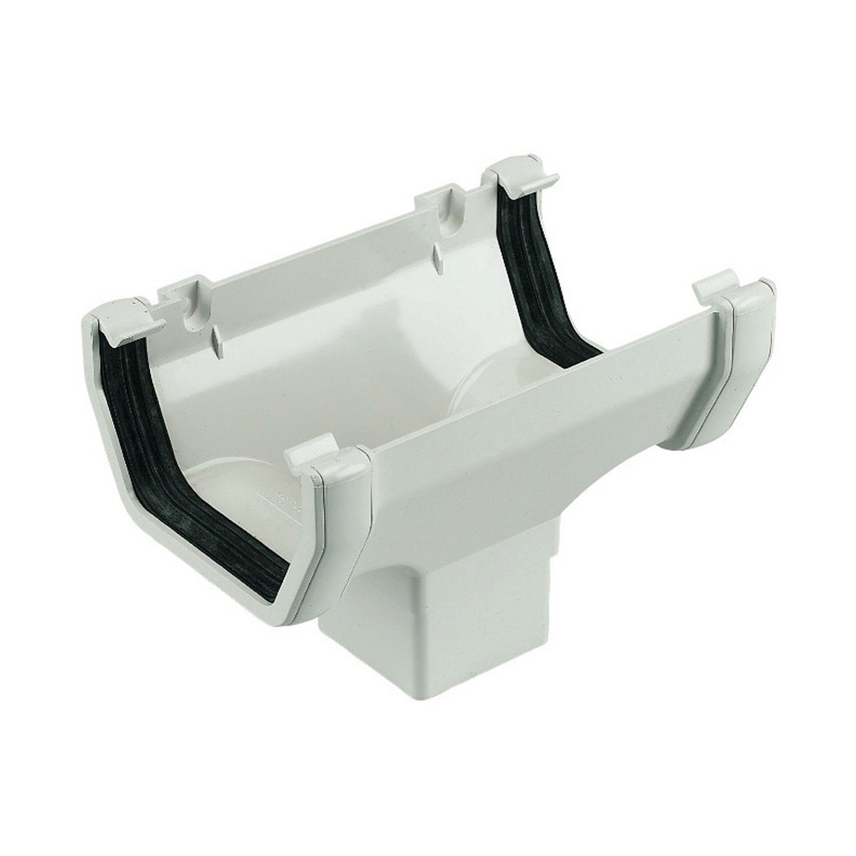 Square Running Outlet - White