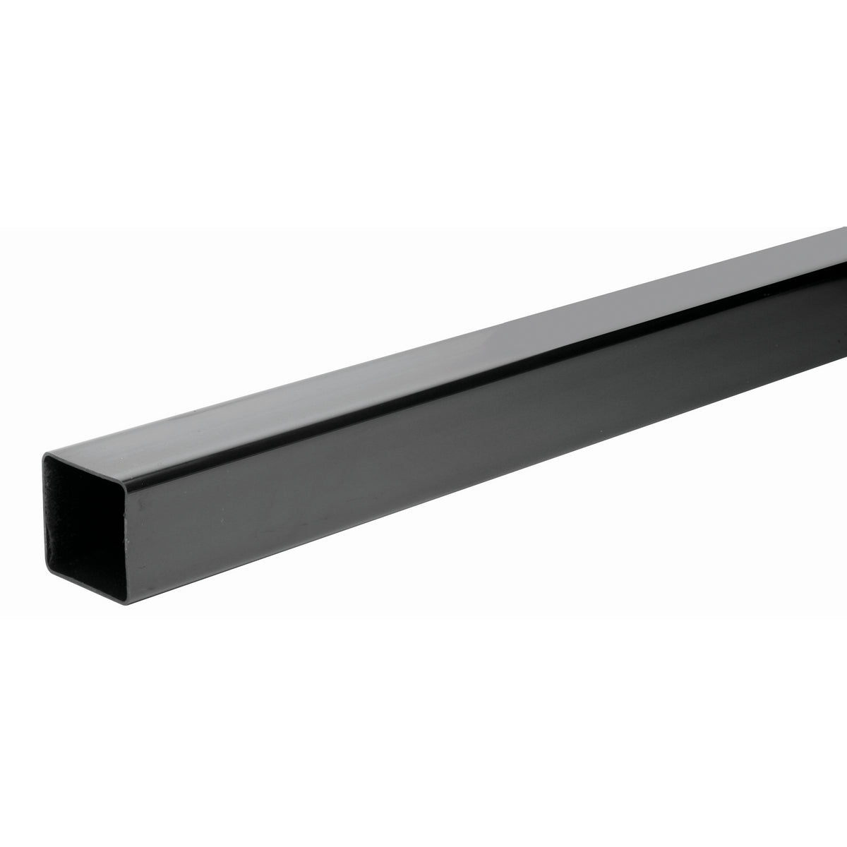 Square Downpipe 65 mm x 2.5 m - Black