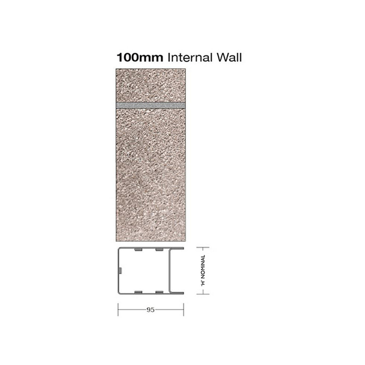 Steel Lintel SB100 Standard Duty 2400 mm