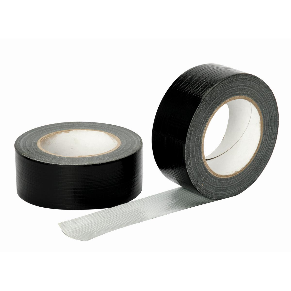construkt® Black All Purpose Cloth Tape - 50 mm x 50 m