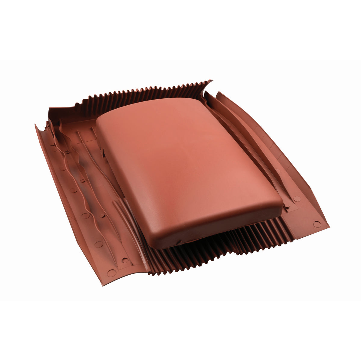 Universal Vent Tile Base & Cap - Antique Red