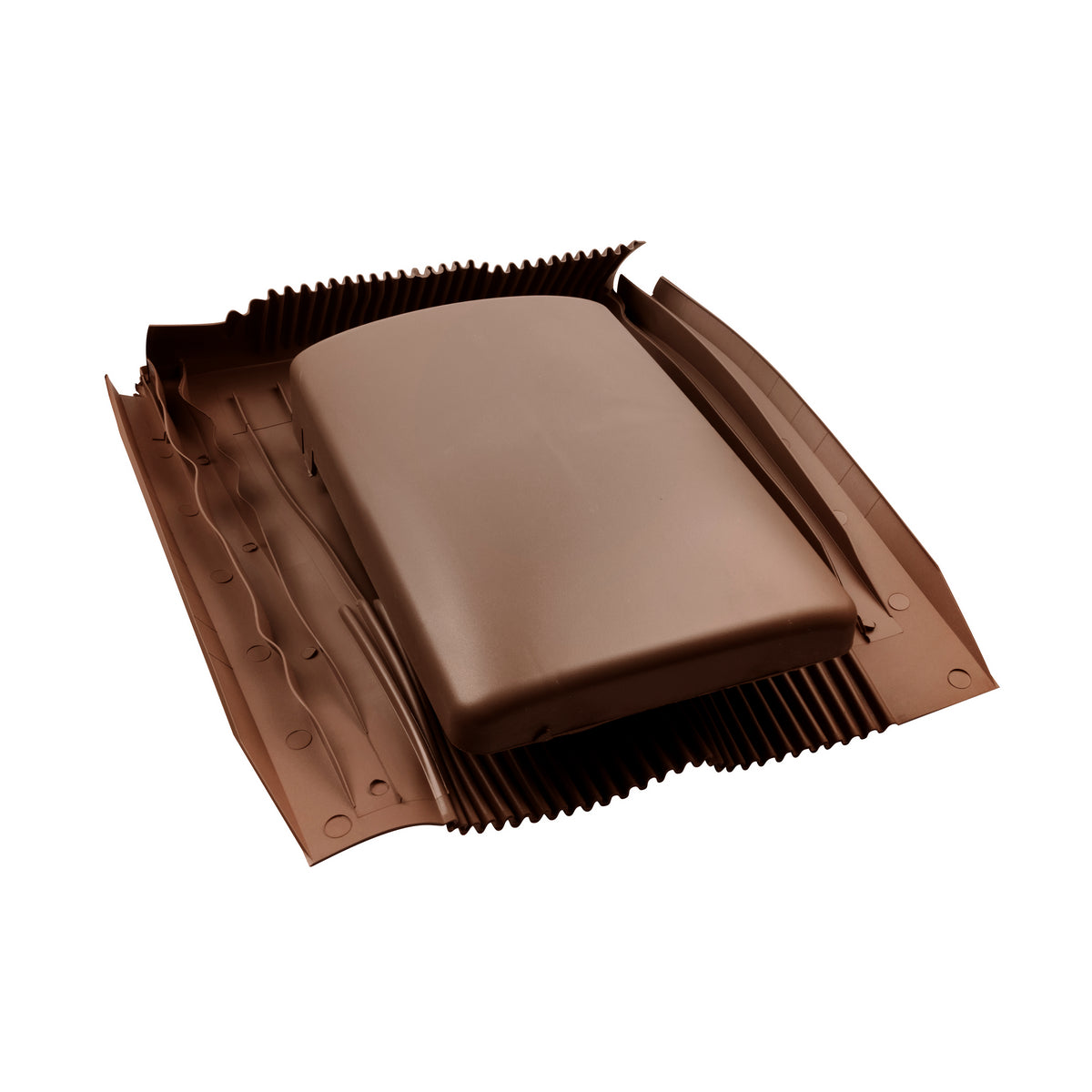 Universal Vent Tile Base & Cap - Brown