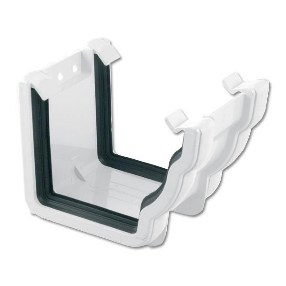 Niagara Ogee Gutter Union Bracket - White