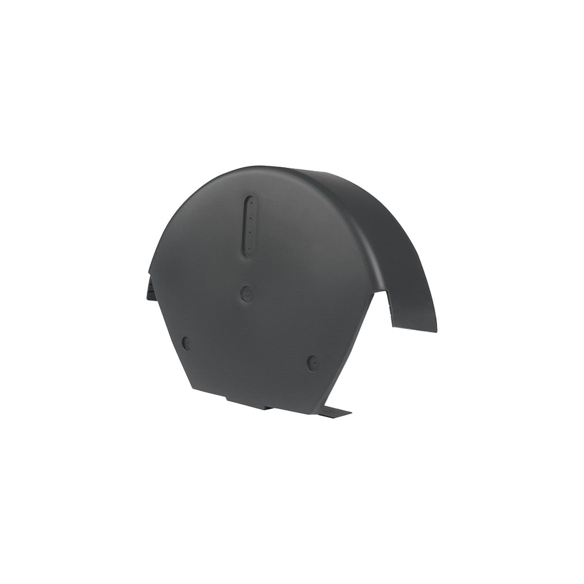 Universal Dry Fix Half Round Ridge End Cap - Grey