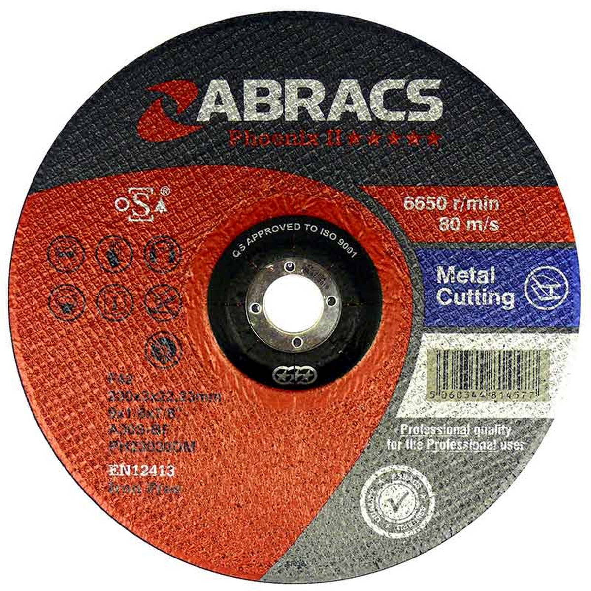 Metal Cutting Discs - 350 mm x 20 mm x 3.2 mm