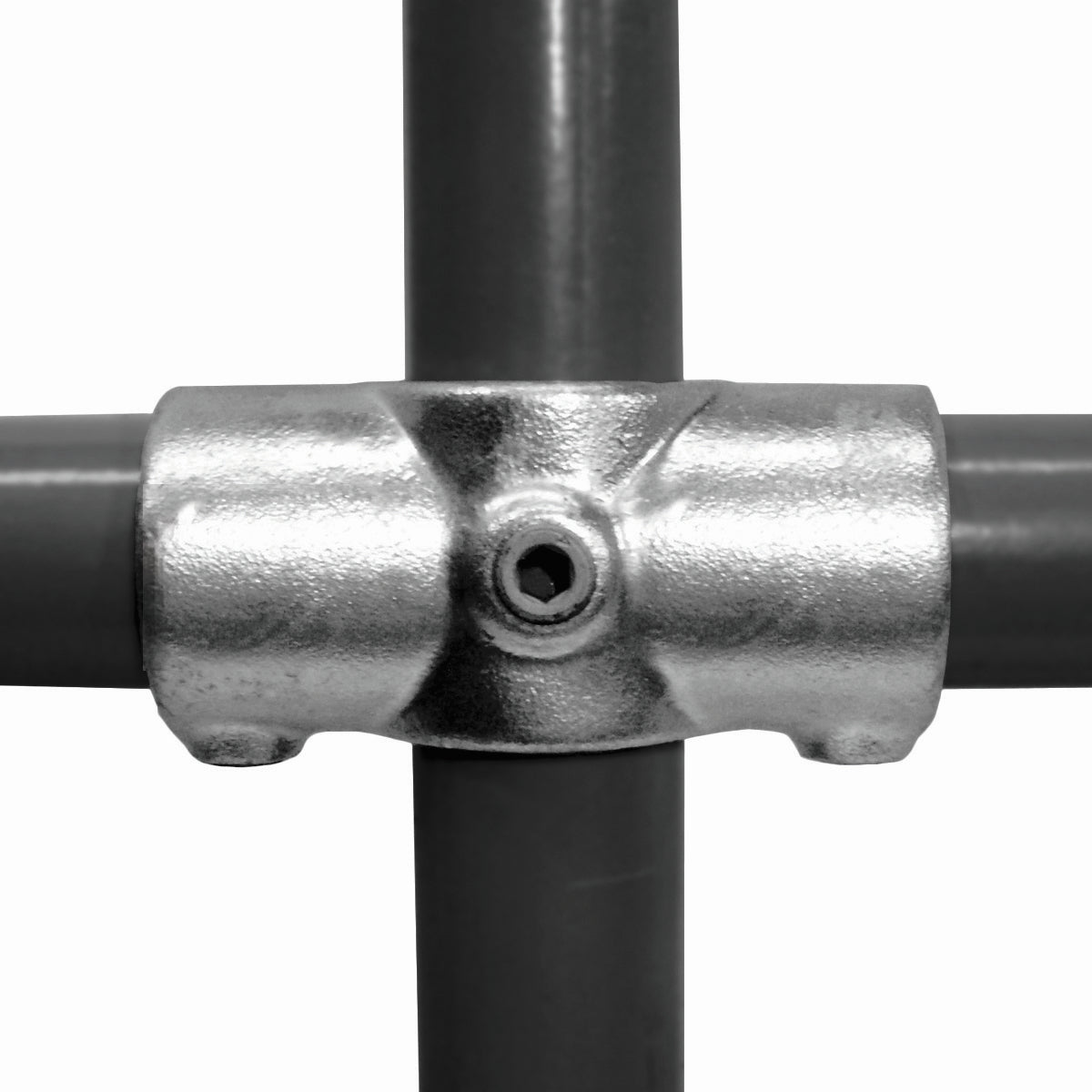 Clamp Fitting 42.4 mm - 2 Socket Cross