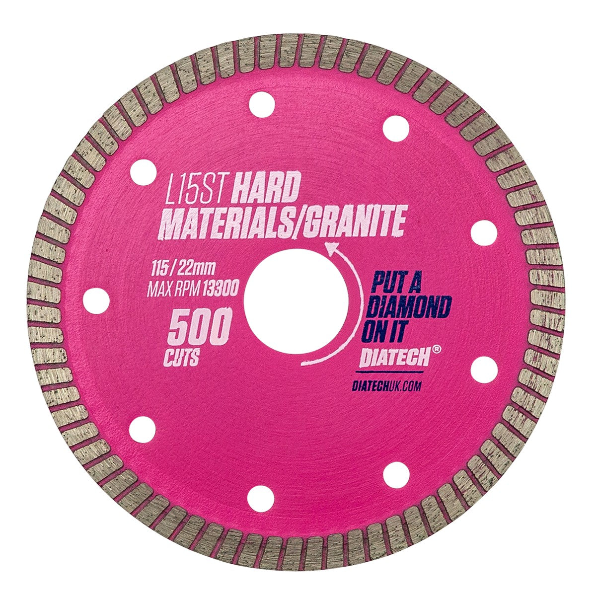 Diatech L15-ST Super Thin Hard Metal Blade 115mm/22mm