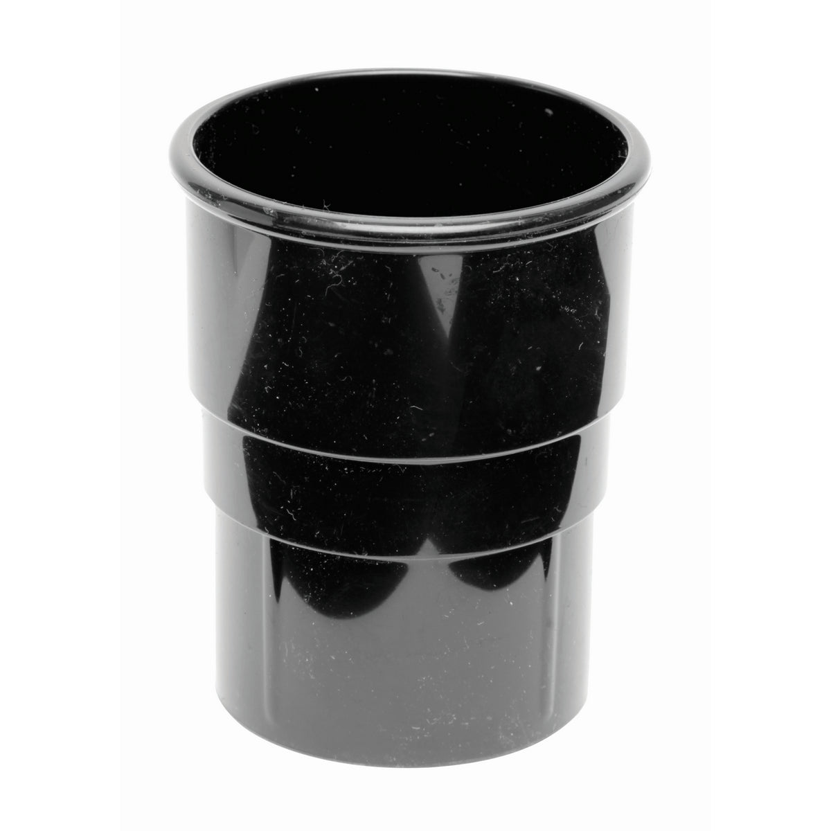 Round Downpipe Socket - Black