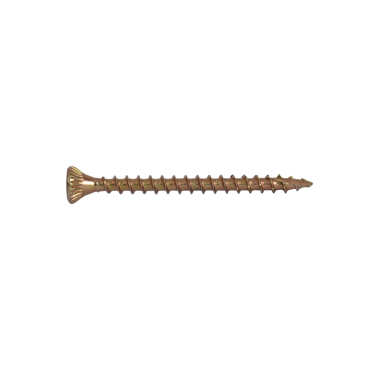 Optimaxx Maxxtub Yellow Pozi Woodscrews - 5 mm x 50 mm
