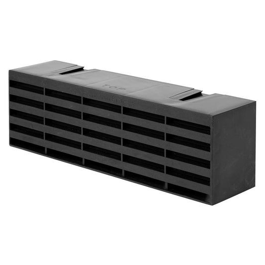 Plastic Airbricks  9" x 3" - Black