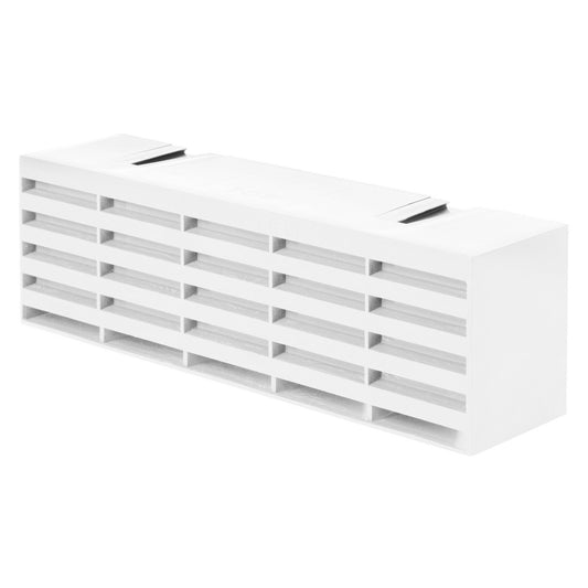 Plastic Airbricks  9" x 3" - White