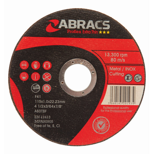 Stone Cutting Discs - 115 mm x 22 mm x 3.2 mm