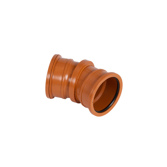 Adjustable (0-30°) Bend Double Socket 110 mm