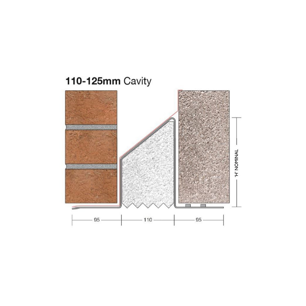 Steel Lintel CB110 Standard Duty 1500 mm