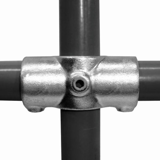 Clamp Fitting 42.4 mm - 2 Socket Cross