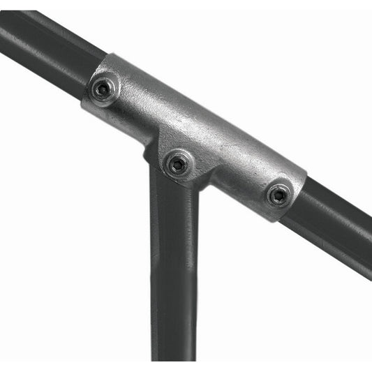 Clamp Fitting 42.4 mm - Long Slope Tee (0-60°)