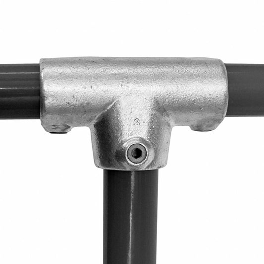 Clamp Fitting 42.4 mm - Slope Long Tee (0-30°)