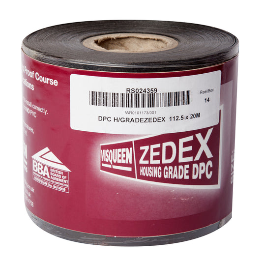 Visqueen Zedex Housing Grade DPC - 112 mm x 20 m