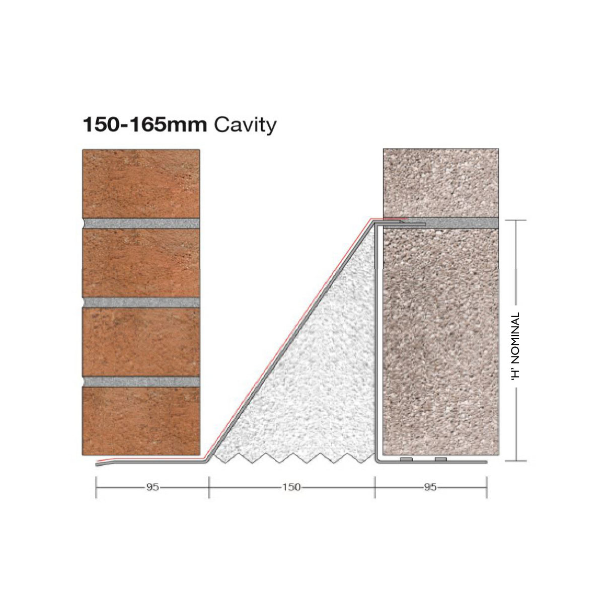 Steel Lintel HD150 Heavy Duty 2400 mm