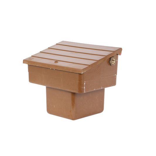 Semi-Buried Ground Meter Box Gas - Brown - Does not take smart meter