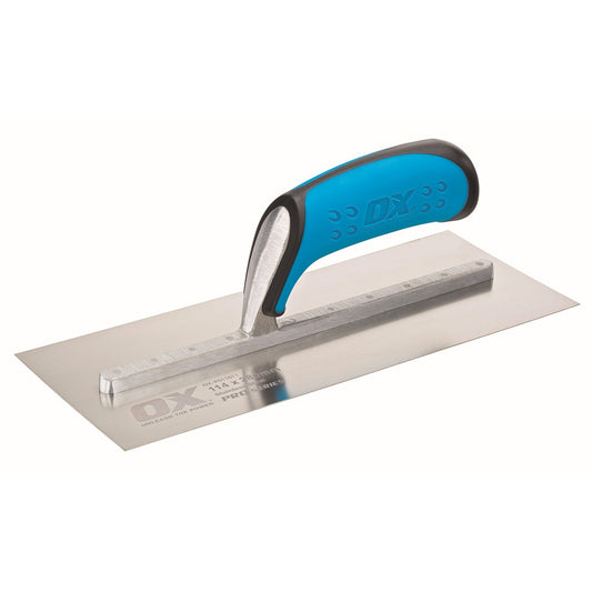 OX Pro Stainless Steel Plasterers Trowel - 120 mm x 280 mm