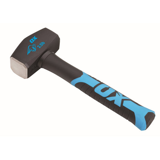 OX Trade Fibreglass Handle Club Hammer - 2 lb