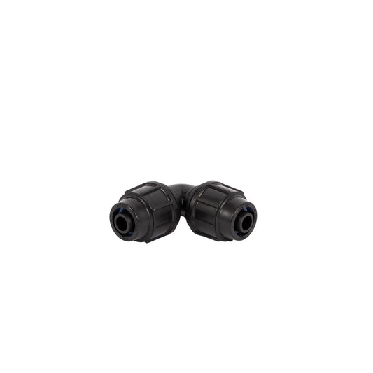 25mm Puriton Compression 90° Elbow c/w Pipe Inserts