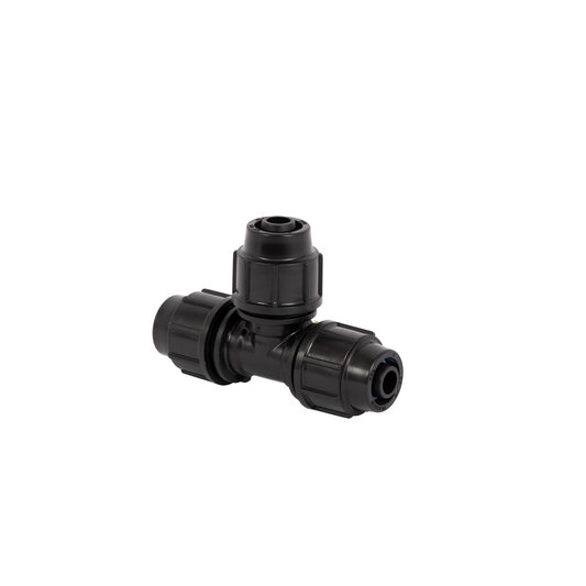 25mm Puriton Compression Tee c/w Pipe Inserts