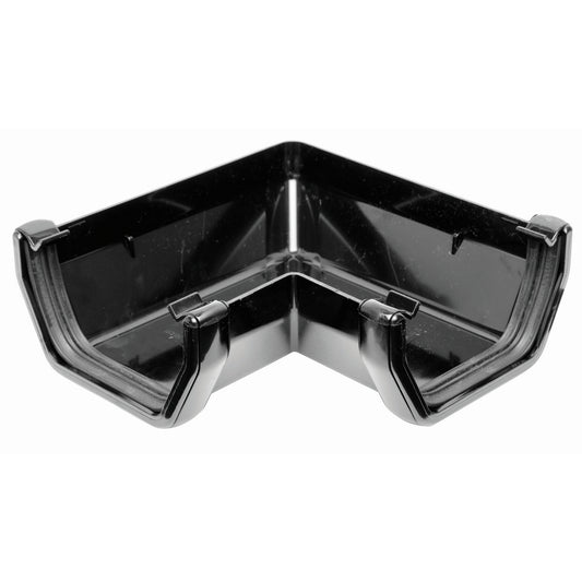 Square Gutter Angle 90° - Black