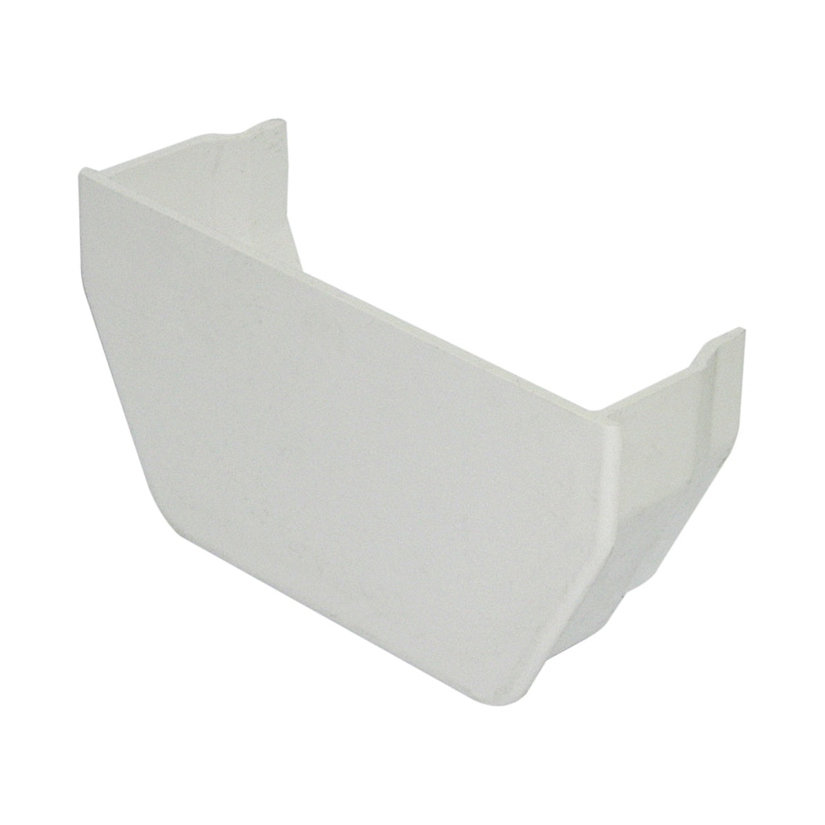Square Internal Gutter Stopend - White