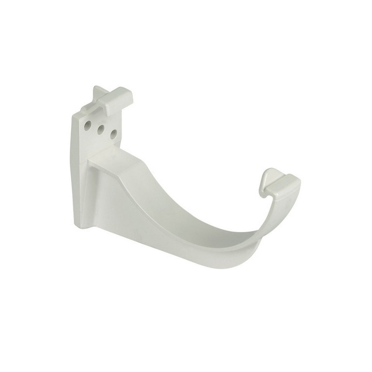 Half Round Fascia Bracket - White