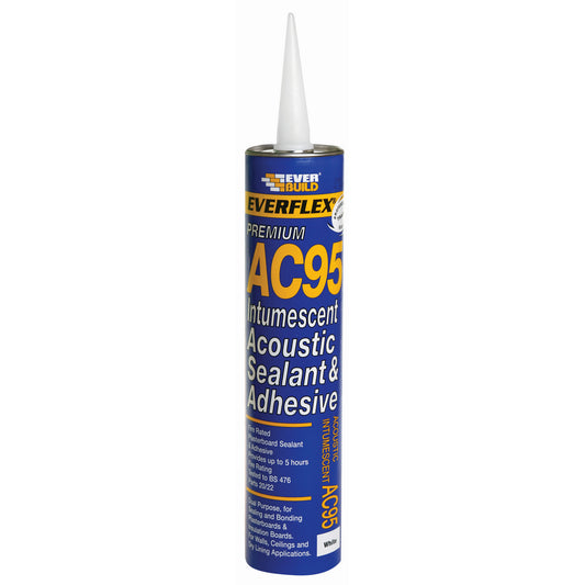 Intumescent Acoustic Sealant & Adhesive White - 900 ml