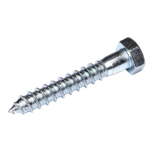 Zinc Hex Head Coachscrews - 12 mm x 50 mm