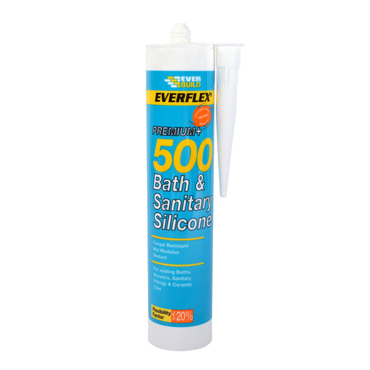 Bath & Sanitary Silicone 295 ml - White