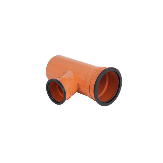 90° Double Socket Unequal T Branches - 160 mm/110 mm