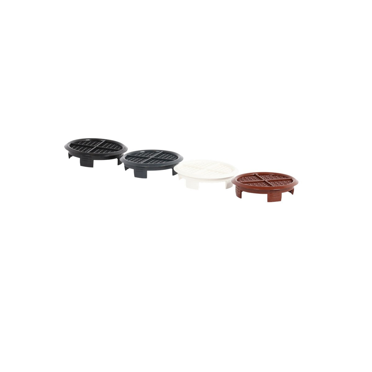 Push-In Soffit Vent 70 mm - Anthracite Grey