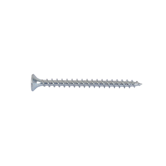 Yellow Passivated CSK Pozi Woodscrew - 4 mm x 50 mm