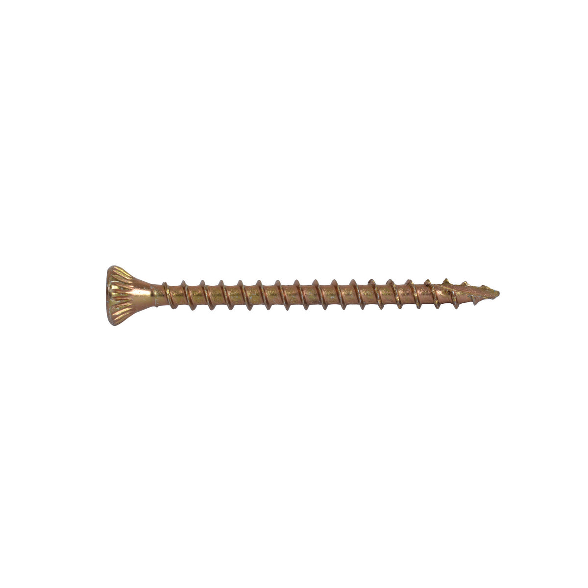 Optimaxx Yellow Pozi Woodscrew - 4 mm x 30 mm