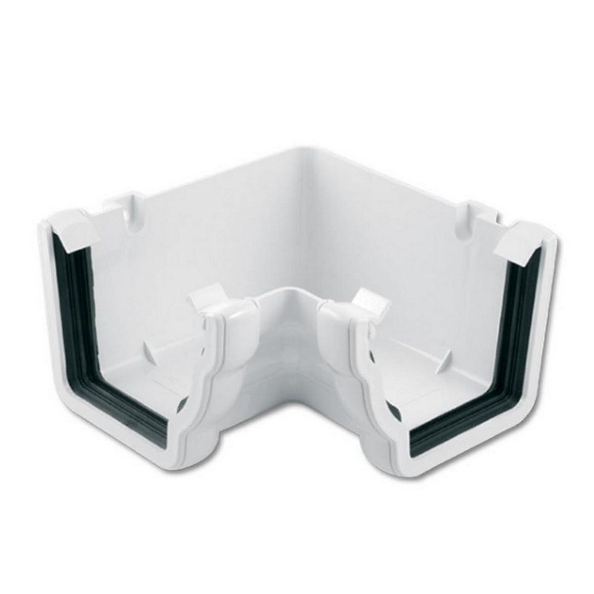 Niagara Ogee Internal Gutter Angle 90° - White