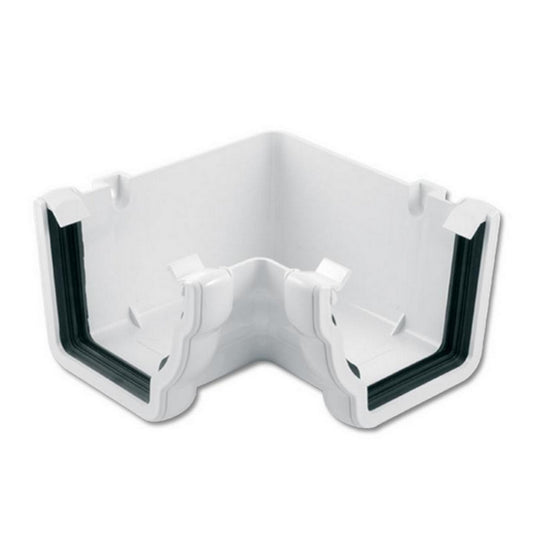 Niagara Ogee Internal Gutter Angle 90° - White