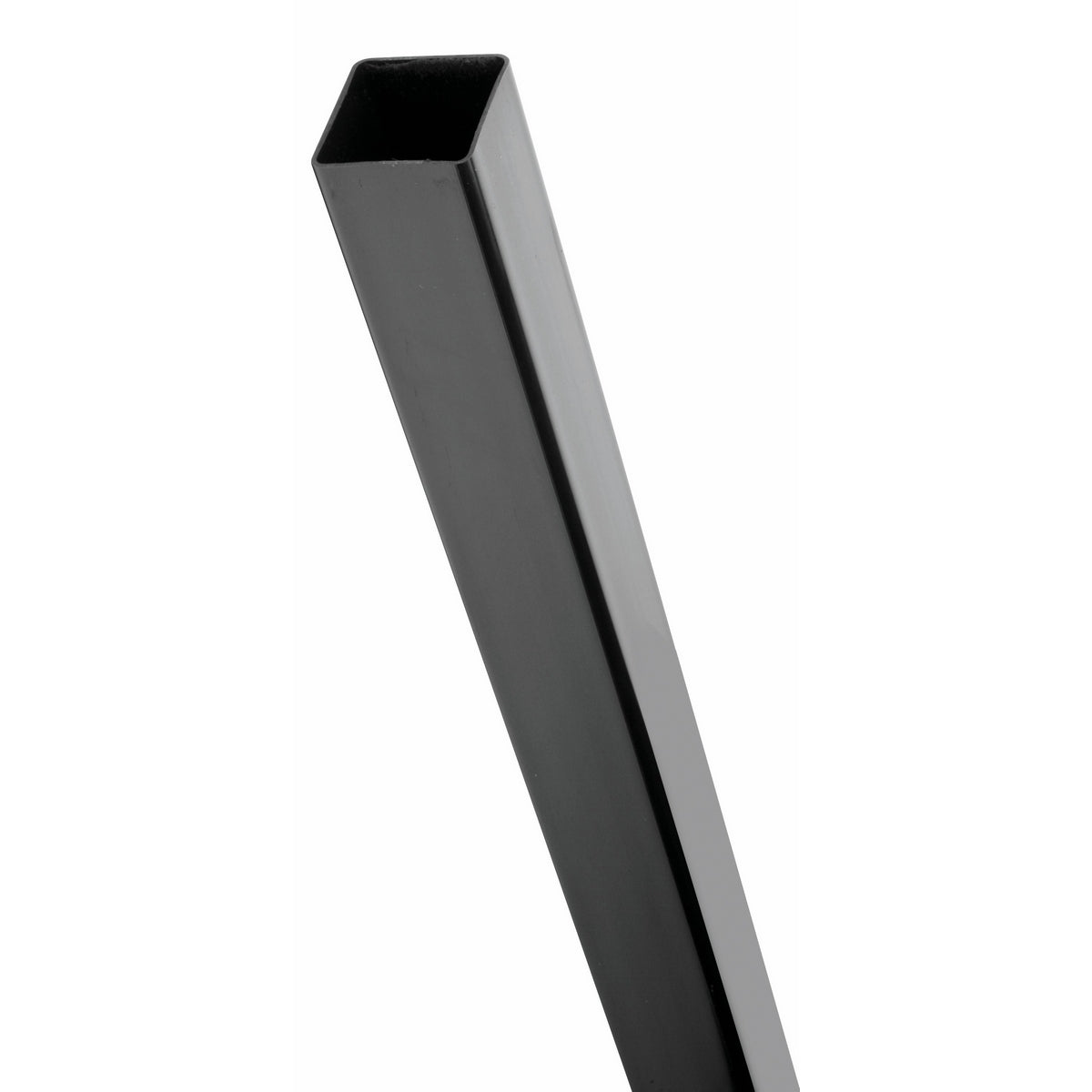 Square Downpipe 65 mm x 2.5 m - Black