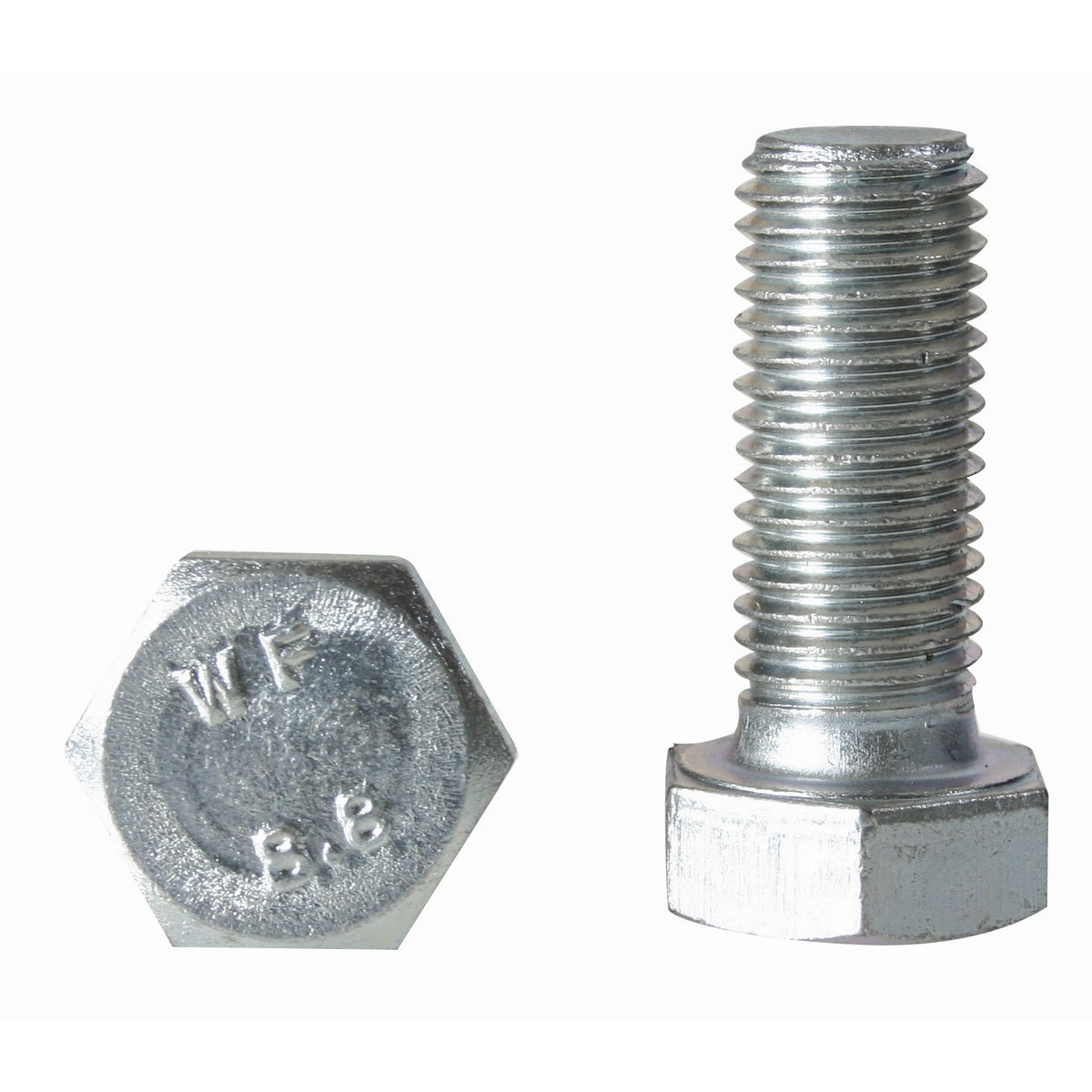 Zinc Hex Set Screw - M12 x 50mm